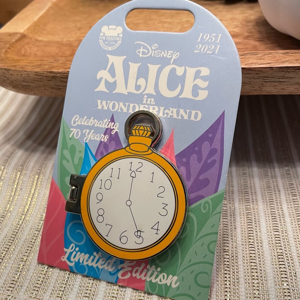 Alice in Wonderland 70th Anniversary Pin